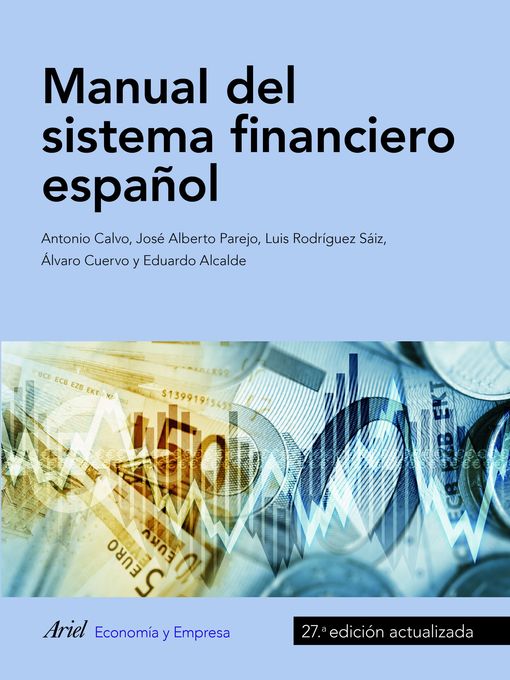 Title details for Manual del sistema financiero español by Antonio Calvo Bernardino - Available